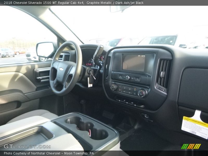 Graphite Metallic / Dark Ash/Jet Black 2018 Chevrolet Silverado 1500 WT Regular Cab 4x4