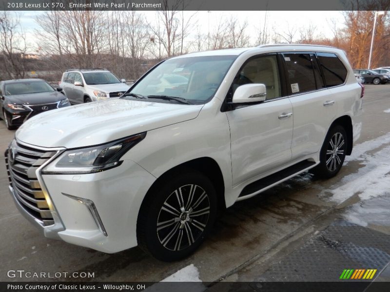 Eminent White Pearl / Parchment 2018 Lexus LX 570