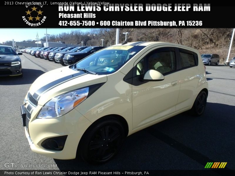 Lemonade (Yellow) / Yellow/Yellow 2013 Chevrolet Spark LT