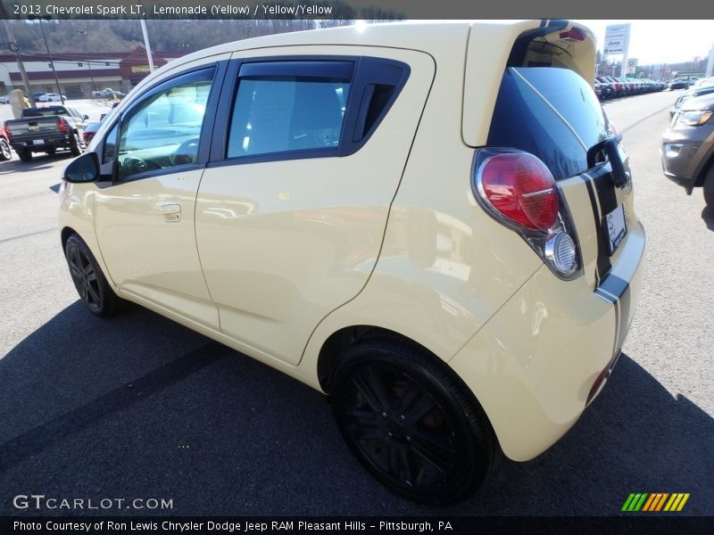 Lemonade (Yellow) / Yellow/Yellow 2013 Chevrolet Spark LT