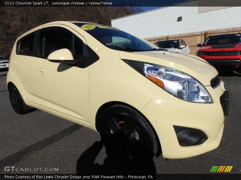 Lemonade (Yellow) / Yellow/Yellow 2013 Chevrolet Spark LT