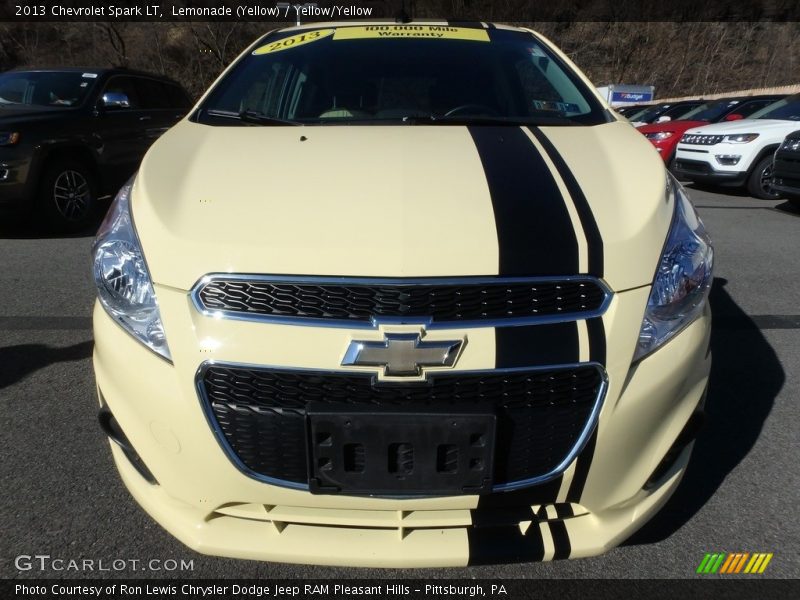 Lemonade (Yellow) / Yellow/Yellow 2013 Chevrolet Spark LT