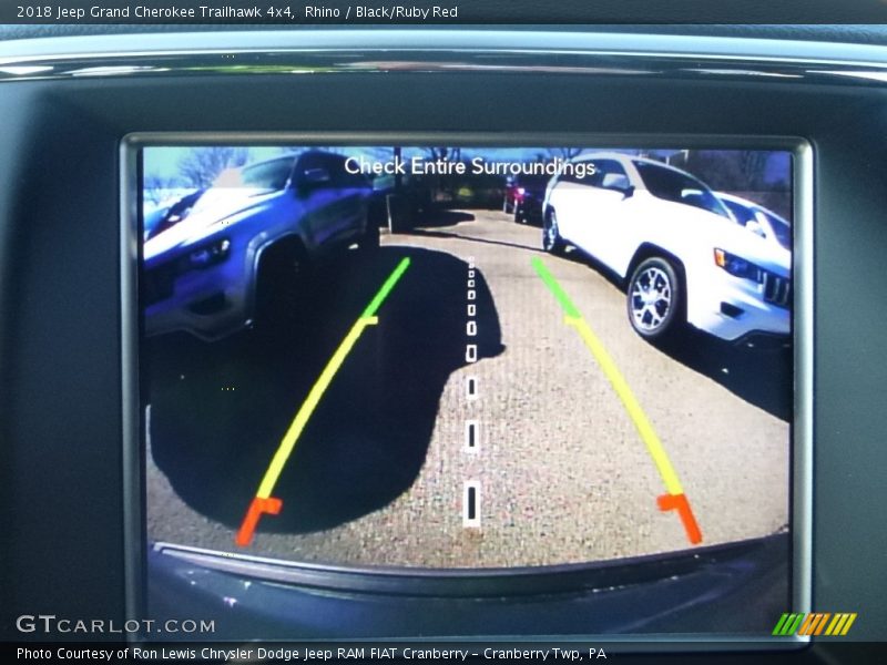 Rhino / Black/Ruby Red 2018 Jeep Grand Cherokee Trailhawk 4x4