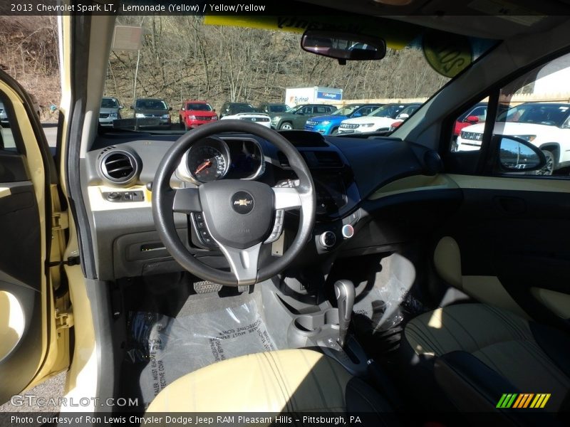 Lemonade (Yellow) / Yellow/Yellow 2013 Chevrolet Spark LT