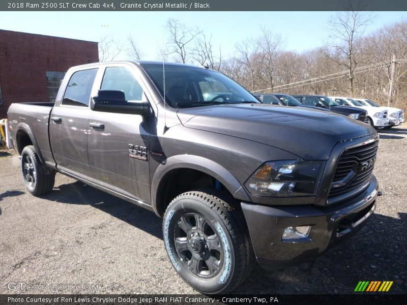 Granite Crystal Metallic / Black 2018 Ram 2500 SLT Crew Cab 4x4