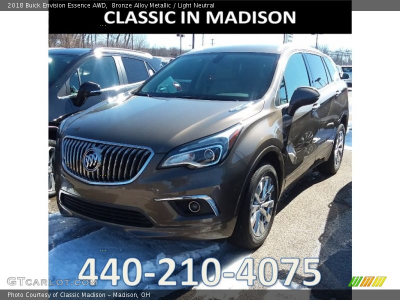 Bronze Alloy Metallic / Light Neutral 2018 Buick Envision Essence AWD