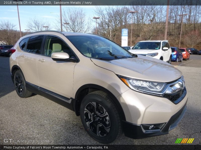 Sandstorm Metallic / Ivory 2018 Honda CR-V Touring AWD