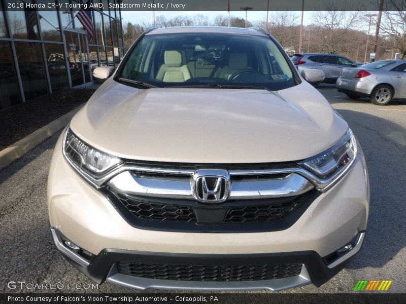 Sandstorm Metallic / Ivory 2018 Honda CR-V Touring AWD