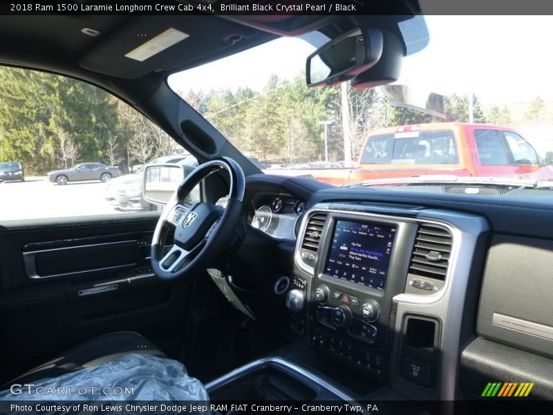 Brilliant Black Crystal Pearl / Black 2018 Ram 1500 Laramie Longhorn Crew Cab 4x4