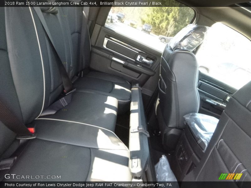 Brilliant Black Crystal Pearl / Black 2018 Ram 1500 Laramie Longhorn Crew Cab 4x4