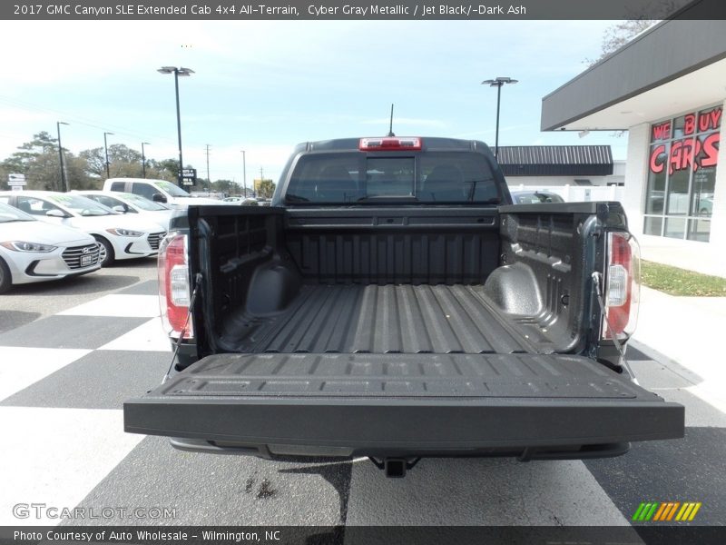 Cyber Gray Metallic / Jet Black/­Dark Ash 2017 GMC Canyon SLE Extended Cab 4x4 All-Terrain