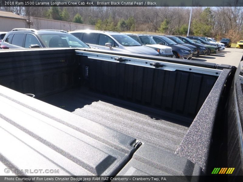 Brilliant Black Crystal Pearl / Black 2018 Ram 1500 Laramie Longhorn Crew Cab 4x4