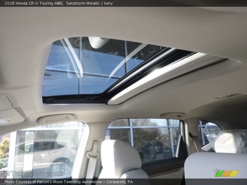 Sandstorm Metallic / Ivory 2018 Honda CR-V Touring AWD