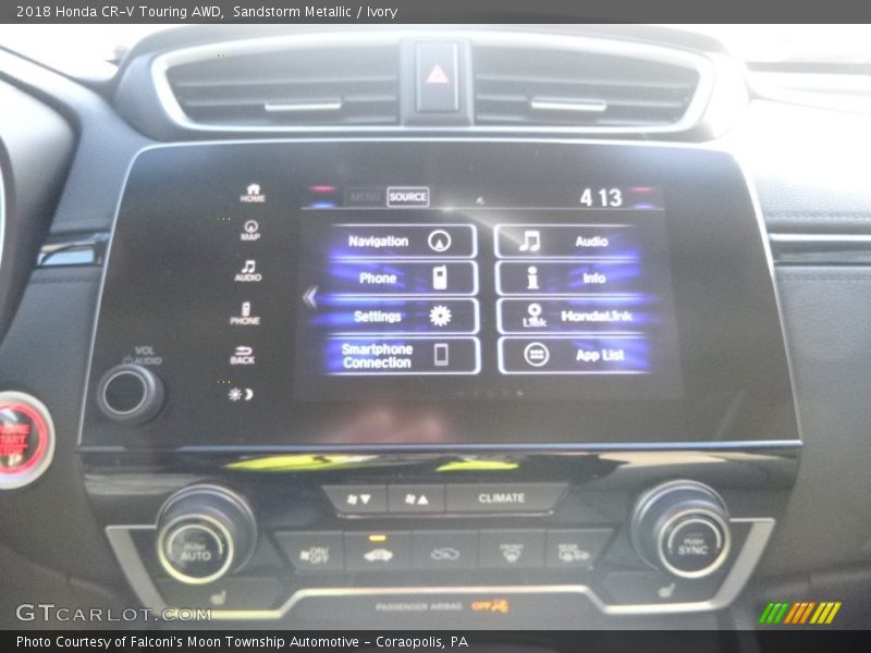 Sandstorm Metallic / Ivory 2018 Honda CR-V Touring AWD