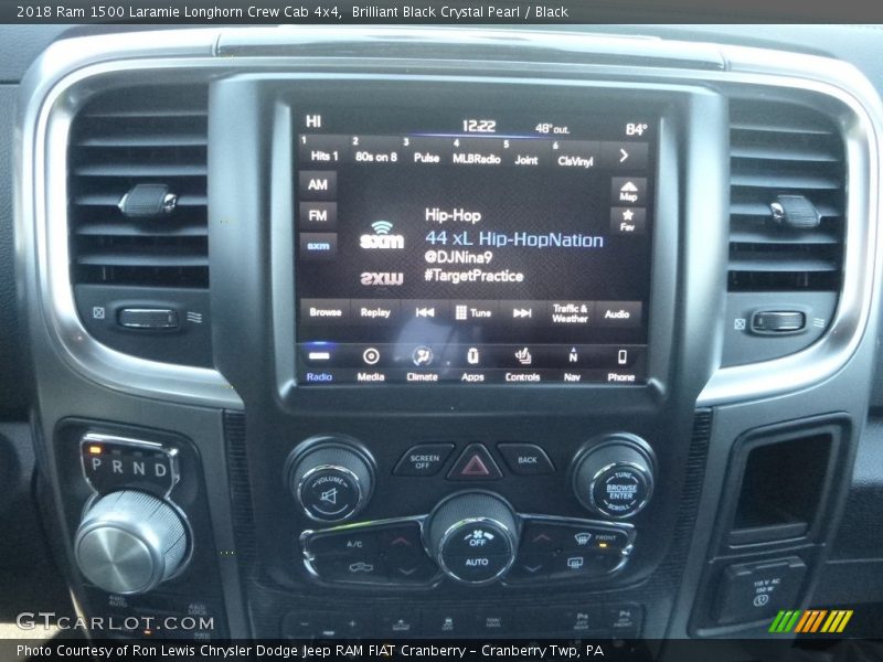 Brilliant Black Crystal Pearl / Black 2018 Ram 1500 Laramie Longhorn Crew Cab 4x4