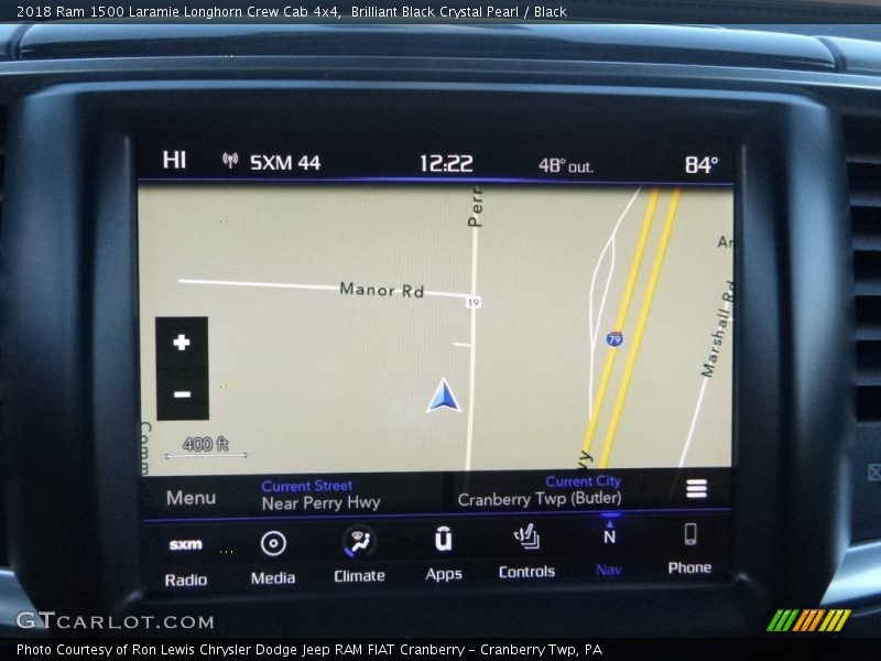 Brilliant Black Crystal Pearl / Black 2018 Ram 1500 Laramie Longhorn Crew Cab 4x4