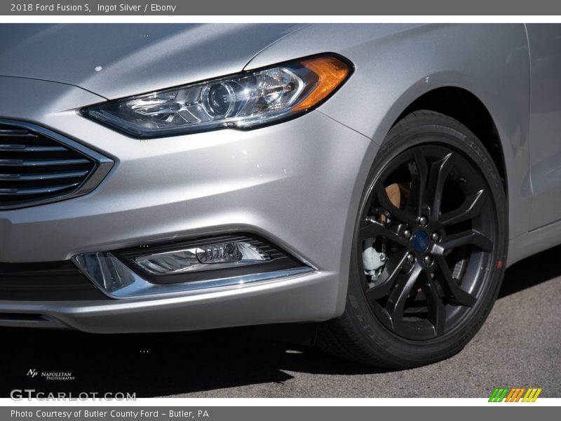 Ingot Silver / Ebony 2018 Ford Fusion S