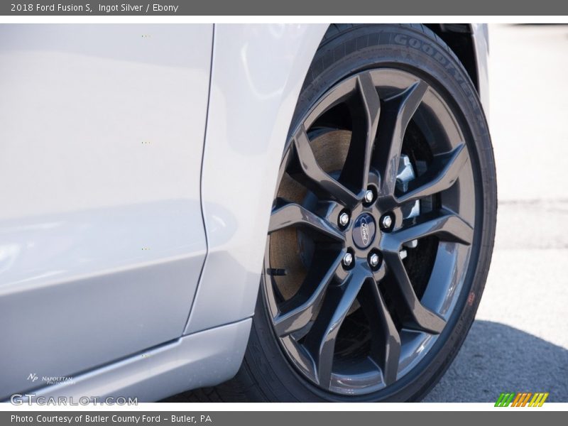 Ingot Silver / Ebony 2018 Ford Fusion S