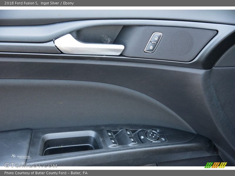 Ingot Silver / Ebony 2018 Ford Fusion S