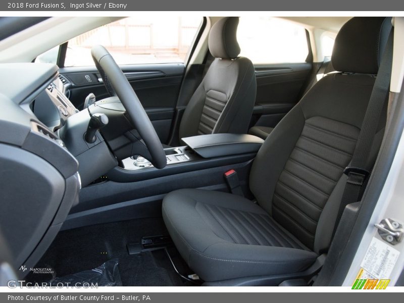 Ingot Silver / Ebony 2018 Ford Fusion S