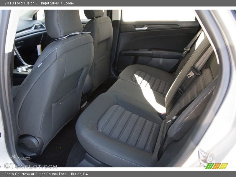 Ingot Silver / Ebony 2018 Ford Fusion S
