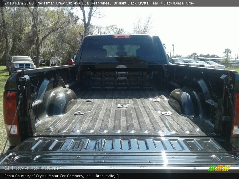 Brilliant Black Crystal Pearl / Black/Diesel Gray 2018 Ram 3500 Tradesman Crew Cab 4x4 Dual Rear Wheel
