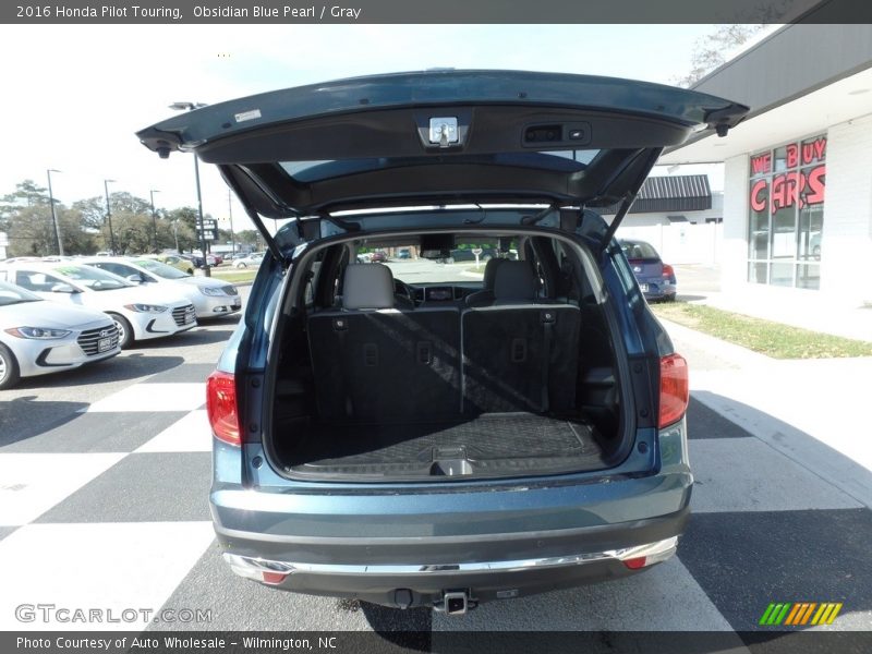 Obsidian Blue Pearl / Gray 2016 Honda Pilot Touring