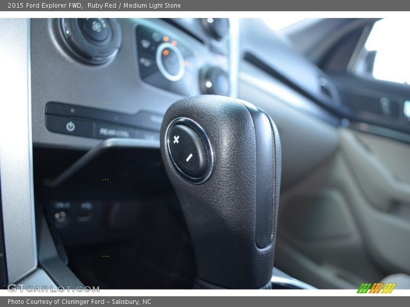 Ruby Red / Medium Light Stone 2015 Ford Explorer FWD