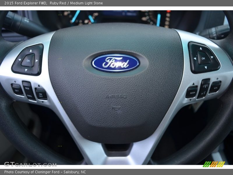 Ruby Red / Medium Light Stone 2015 Ford Explorer FWD