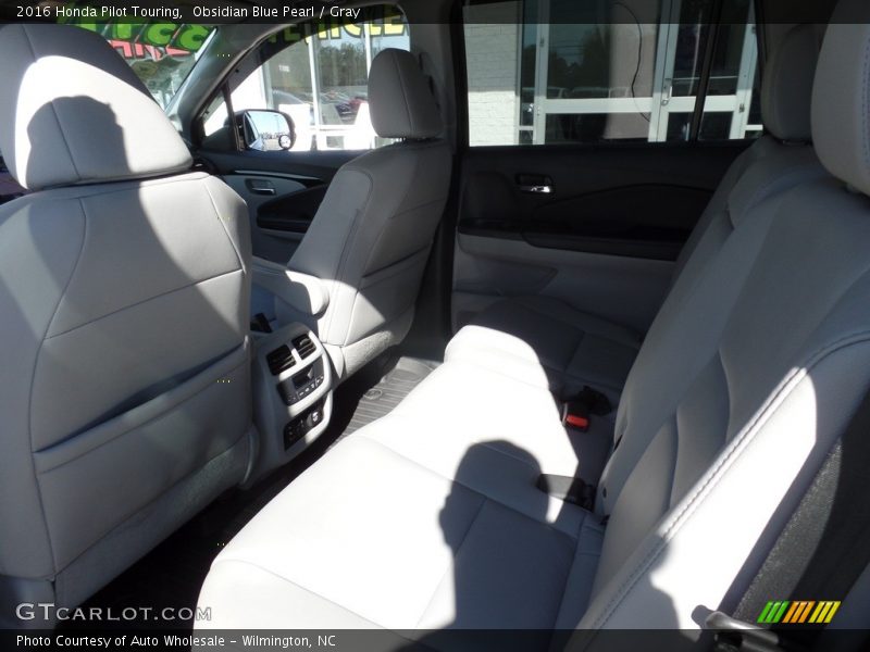 Obsidian Blue Pearl / Gray 2016 Honda Pilot Touring