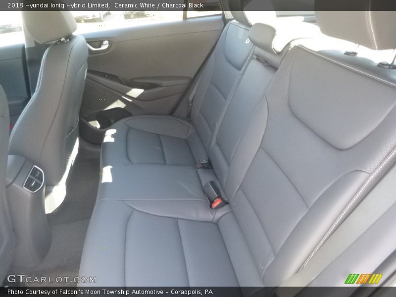 Ceramic White / Charcoal Black 2018 Hyundai Ioniq Hybrid Limited