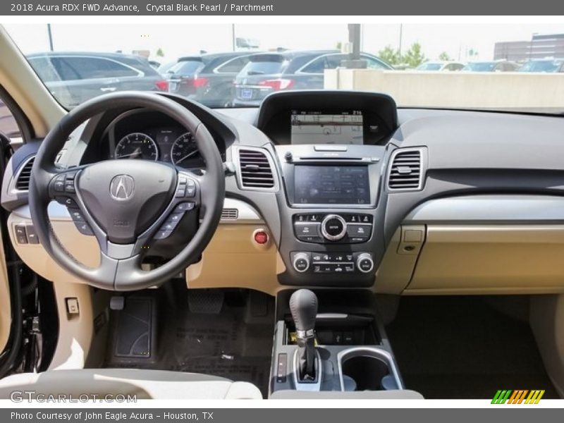 Crystal Black Pearl / Parchment 2018 Acura RDX FWD Advance