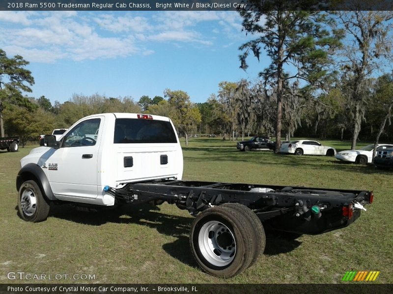 Bright White / Black/Diesel Gray 2018 Ram 5500 Tradesman Regular Cab Chassis