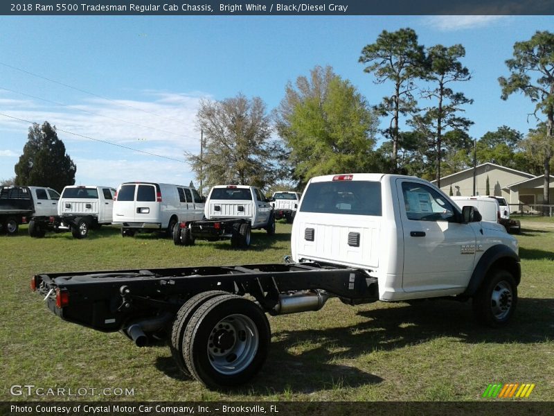 Bright White / Black/Diesel Gray 2018 Ram 5500 Tradesman Regular Cab Chassis