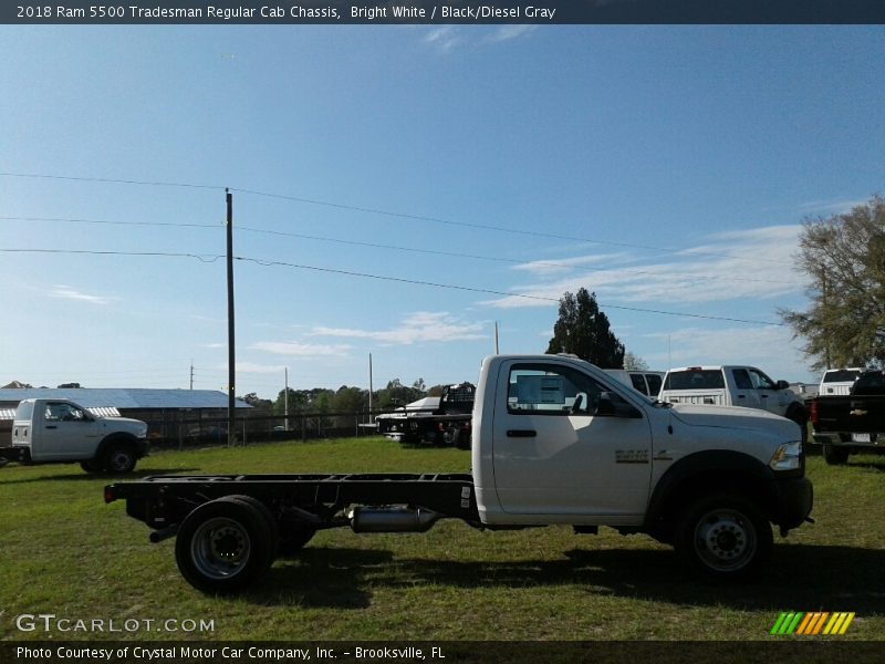 Bright White / Black/Diesel Gray 2018 Ram 5500 Tradesman Regular Cab Chassis