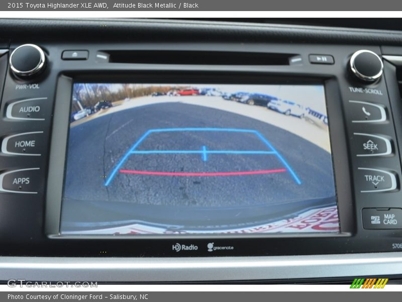 Attitude Black Metallic / Black 2015 Toyota Highlander XLE AWD