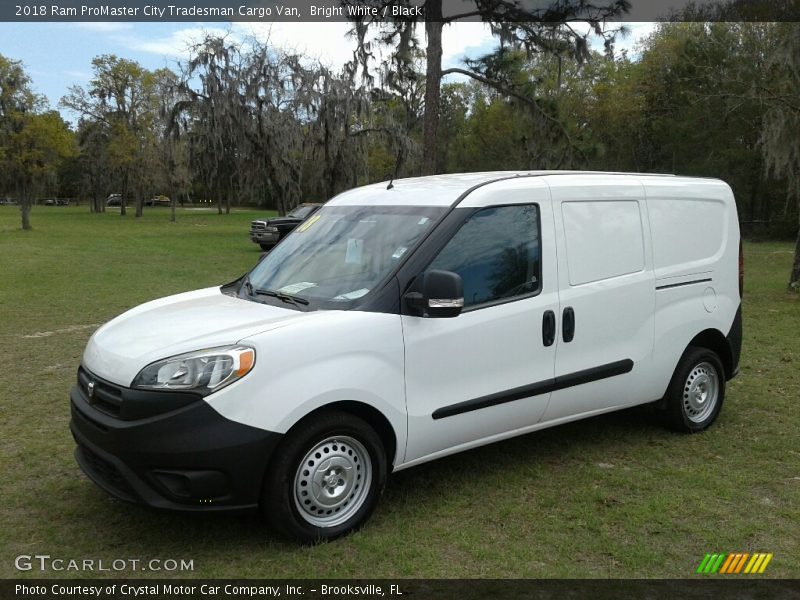 Bright White / Black 2018 Ram ProMaster City Tradesman Cargo Van
