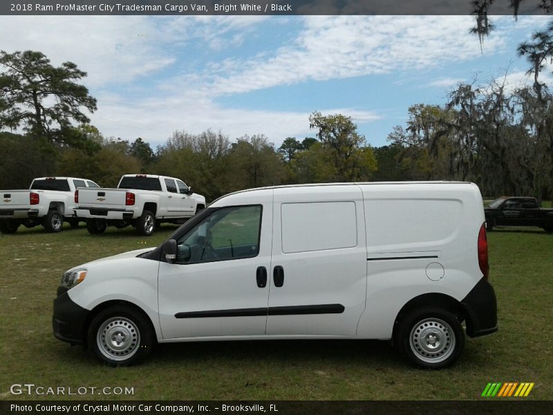 Bright White / Black 2018 Ram ProMaster City Tradesman Cargo Van