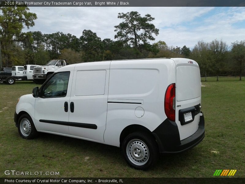 Bright White / Black 2018 Ram ProMaster City Tradesman Cargo Van