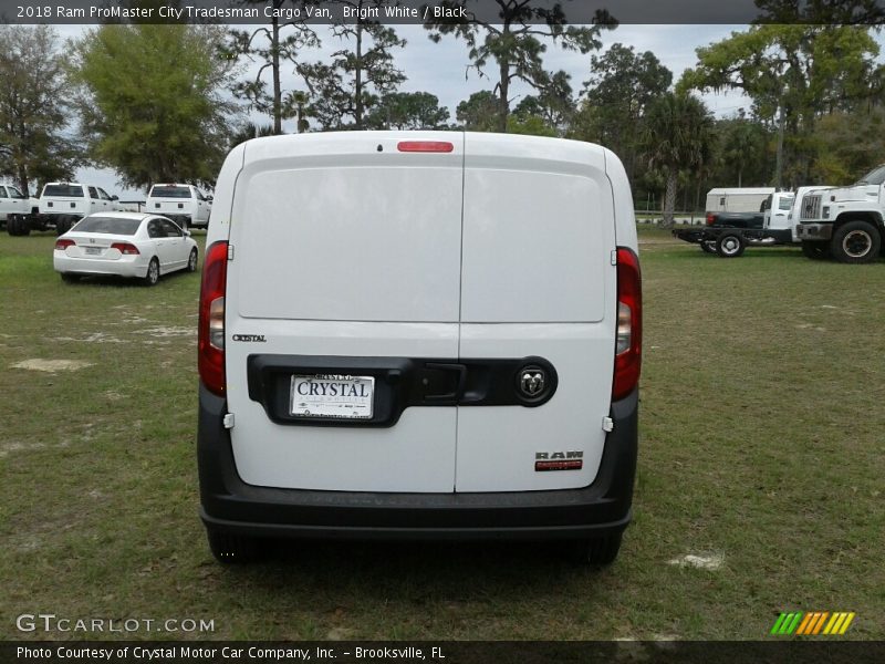 Bright White / Black 2018 Ram ProMaster City Tradesman Cargo Van