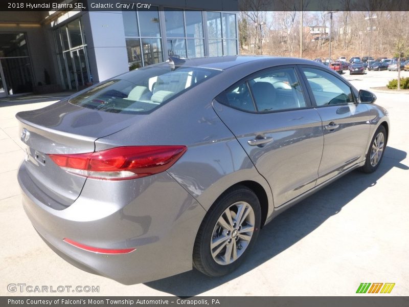 Galactic Gray / Gray 2018 Hyundai Elantra SEL
