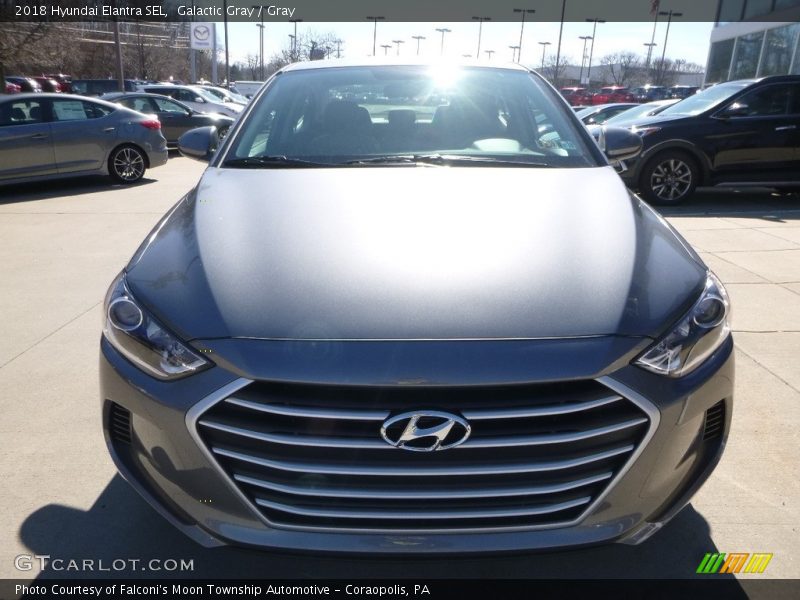 Galactic Gray / Gray 2018 Hyundai Elantra SEL