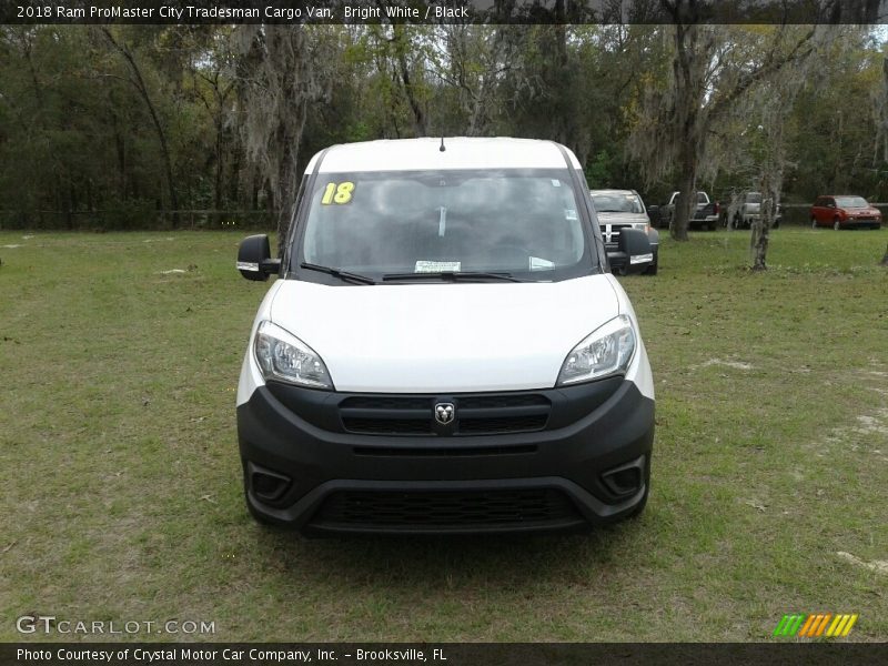 Bright White / Black 2018 Ram ProMaster City Tradesman Cargo Van