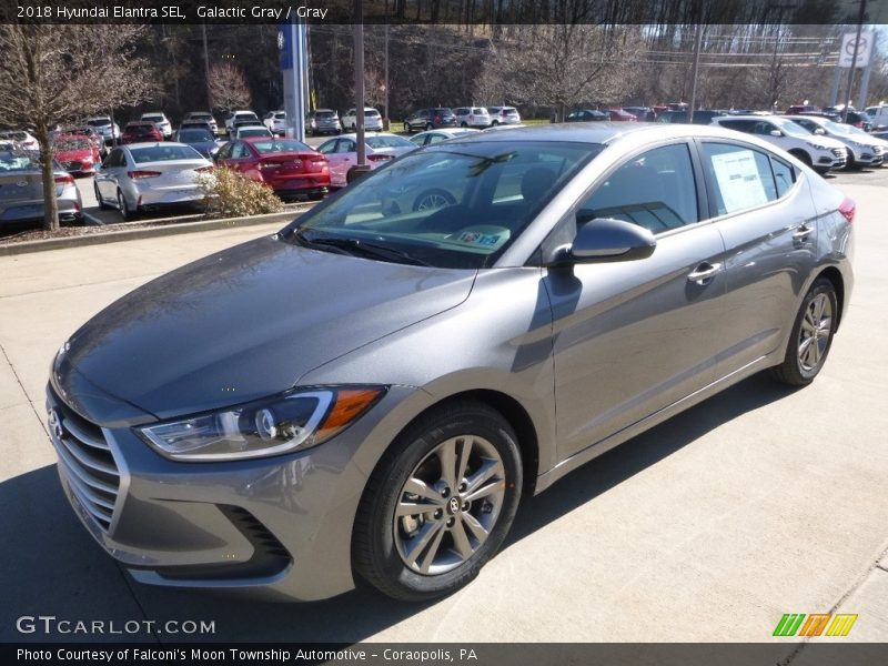 Galactic Gray / Gray 2018 Hyundai Elantra SEL