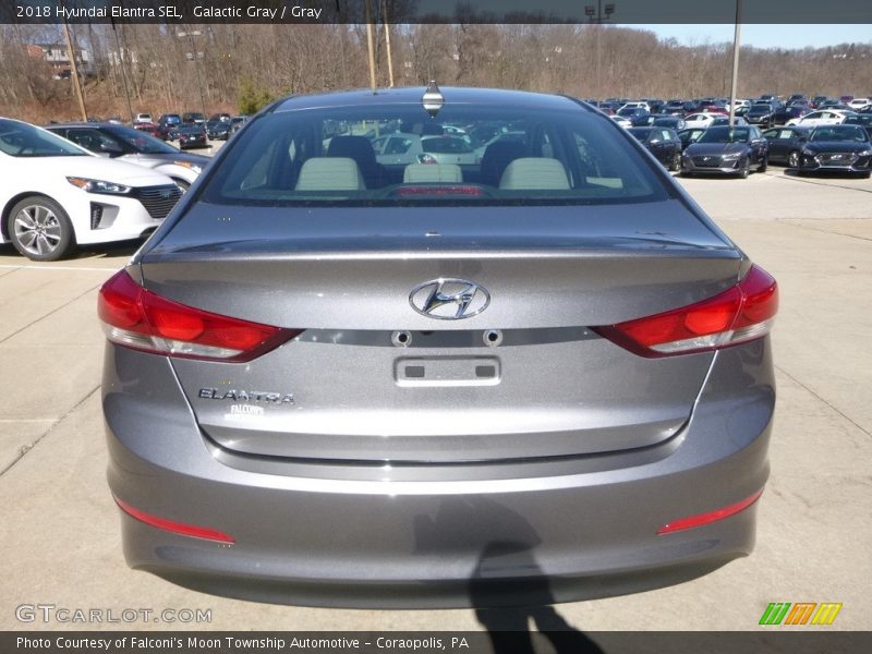 Galactic Gray / Gray 2018 Hyundai Elantra SEL