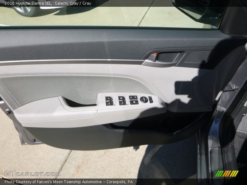 Galactic Gray / Gray 2018 Hyundai Elantra SEL