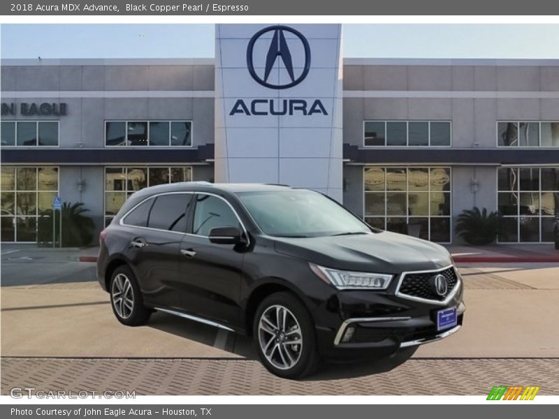 Black Copper Pearl / Espresso 2018 Acura MDX Advance