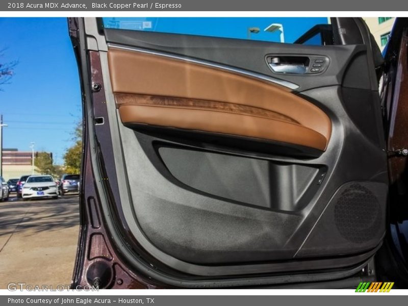 Black Copper Pearl / Espresso 2018 Acura MDX Advance