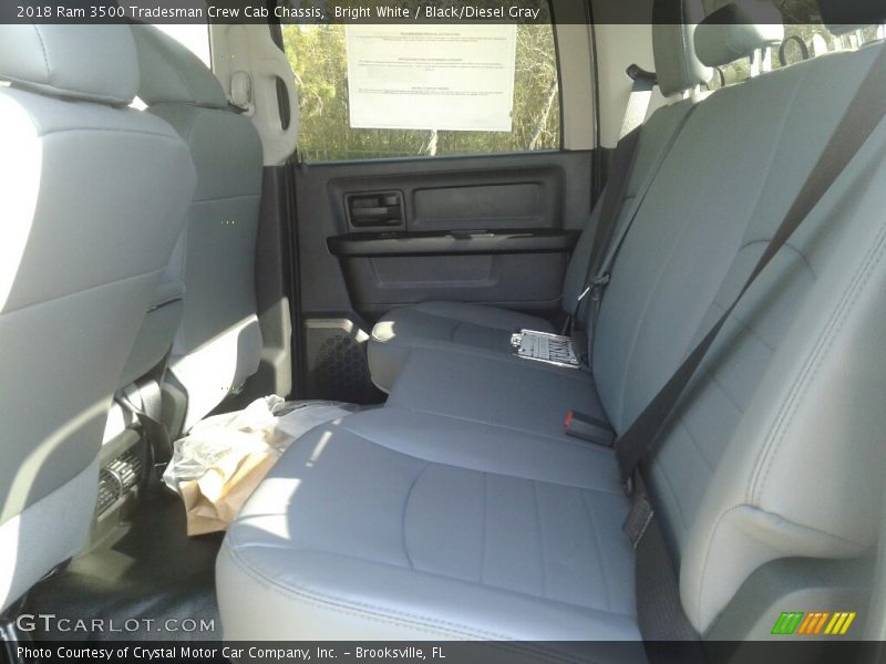 Bright White / Black/Diesel Gray 2018 Ram 3500 Tradesman Crew Cab Chassis