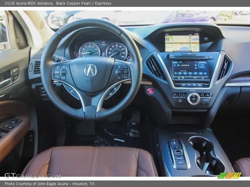 Black Copper Pearl / Espresso 2018 Acura MDX Advance